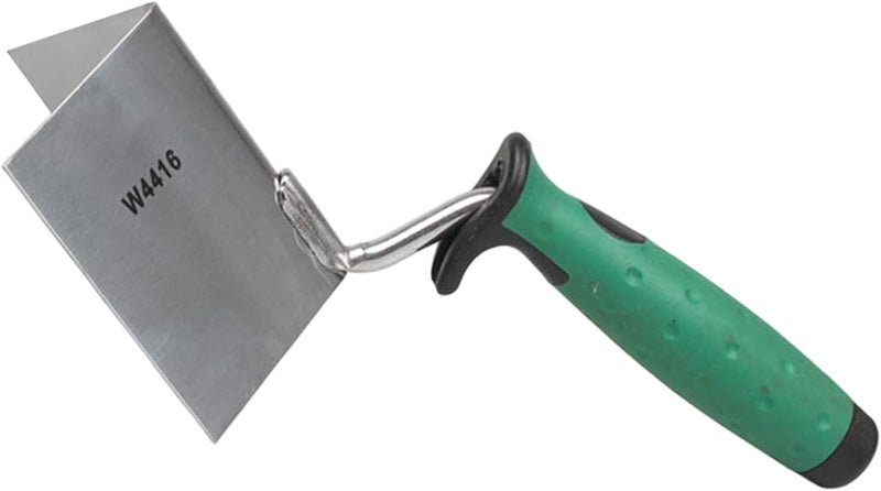 PUXING Drywall Corner Tool Drywall Outside Corner Knife Corner Drywall Tool Stainless Steel Corner Trowel Lining Plastering Trowel Angled Hand Tool for Plastering Brickwork(SIZE:external) - Image 4